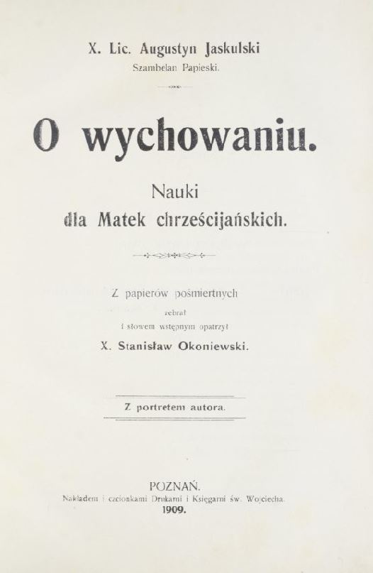 O wychowaniu